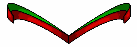 red and green image by Pat Marshall