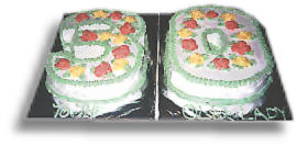 thirty something cake